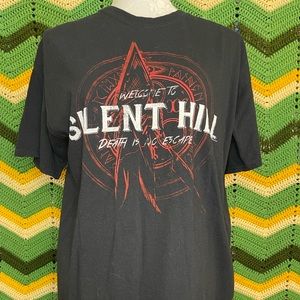 Vintage 2000s Silent Hill 2 Pyramid head survival horror video game shirt size l